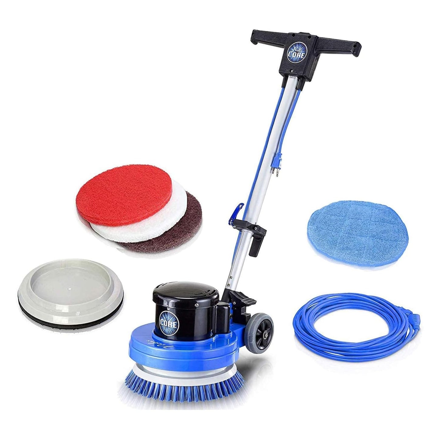 Prolux Core 13 inch Electric Floor Buffer Scrubber and Polisher Machine - All Floor Surfaces