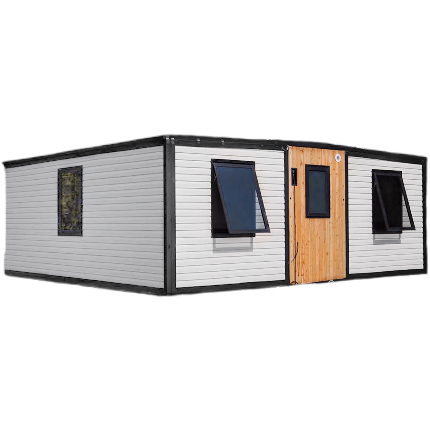 Patented Modern Eco-Friendly, Expandable Prefab House, Single-Story, Permanent House, Steel Storage, Foldable Tiny Home with Amenities, House to Live in 22 x 20 FT (Approx. 429 SQ FT / 39m2)