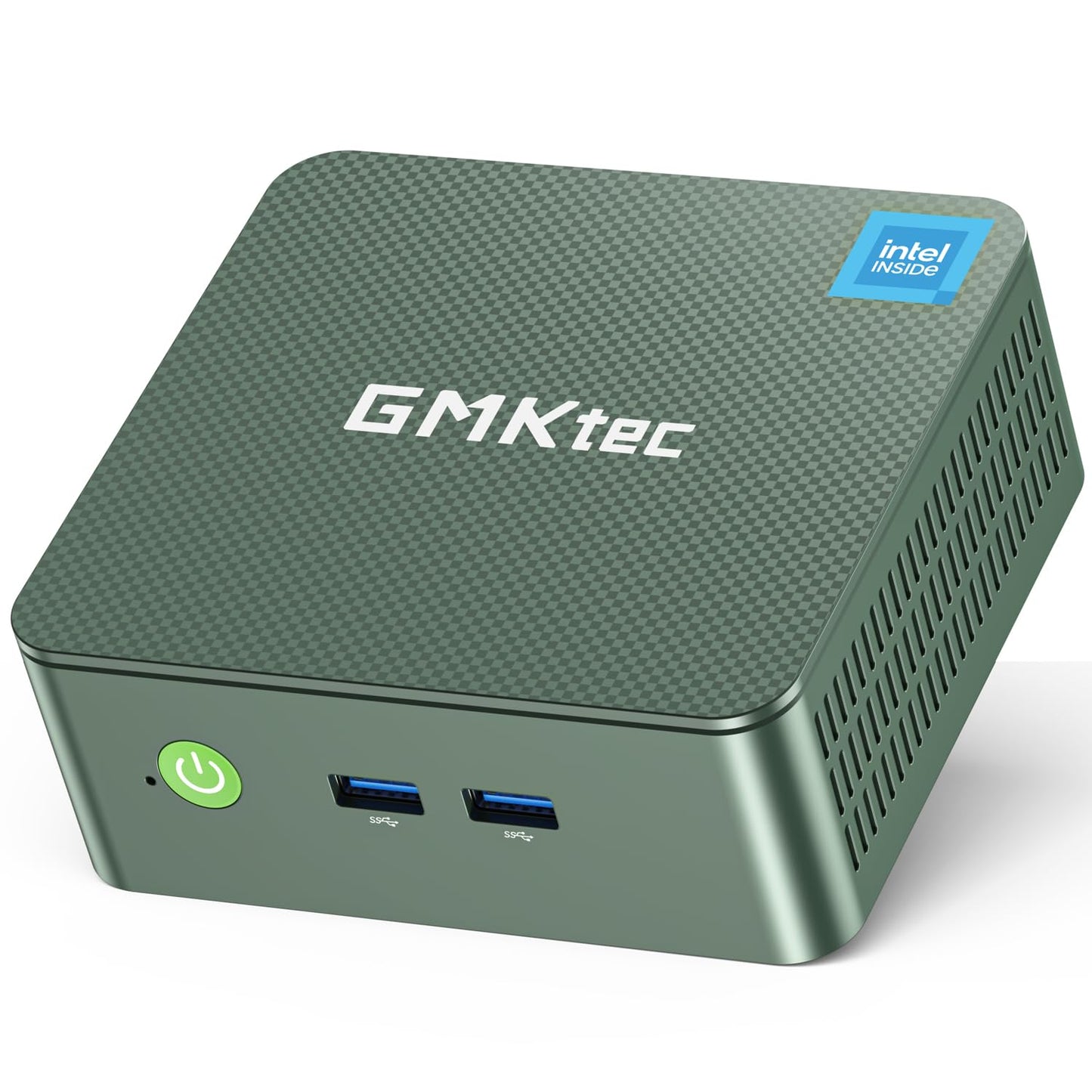 GMKtec Mini PC N100, Preinstalled Windows 11 Pro, G3 Intel Alder Lake N100 (3.4GHz), 8GB DDR4 RAM 256GB PCIe M.2 SSD, Desktop Computer 4K Dual HDMI/USB3.2/WiFi 6/BT5.2/2.5G RJ45 for Office, Business