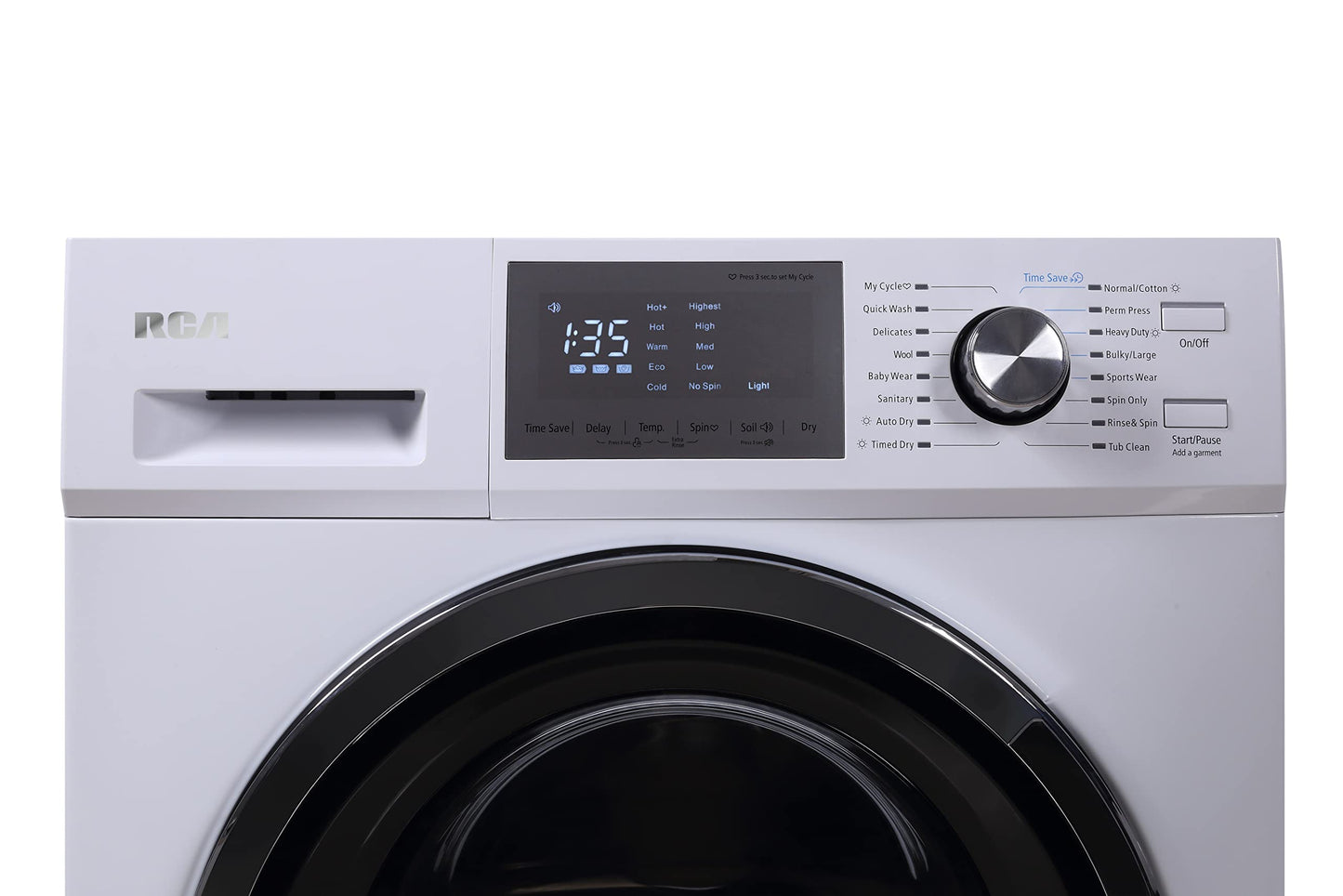 HAMILTON BEACH RWD270 Washer and Dryer Combo 2.7 cu ft - White