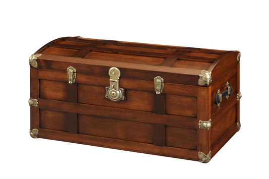 Tradition Craft Hope Chest for Blankets, Amish Hand-Crafted in USA Maple Wood Blanket Chest Storage, 36" Large Blanket Storage Chest Bedroom Trunk or Blanket Trunk w/Cedar Tray and Brass Lock