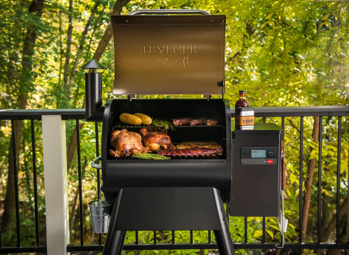 Traeger Grills Pro 575 Electric Wood Pellet Grill and Smoker with WiFi and App Connectivity, Bronze