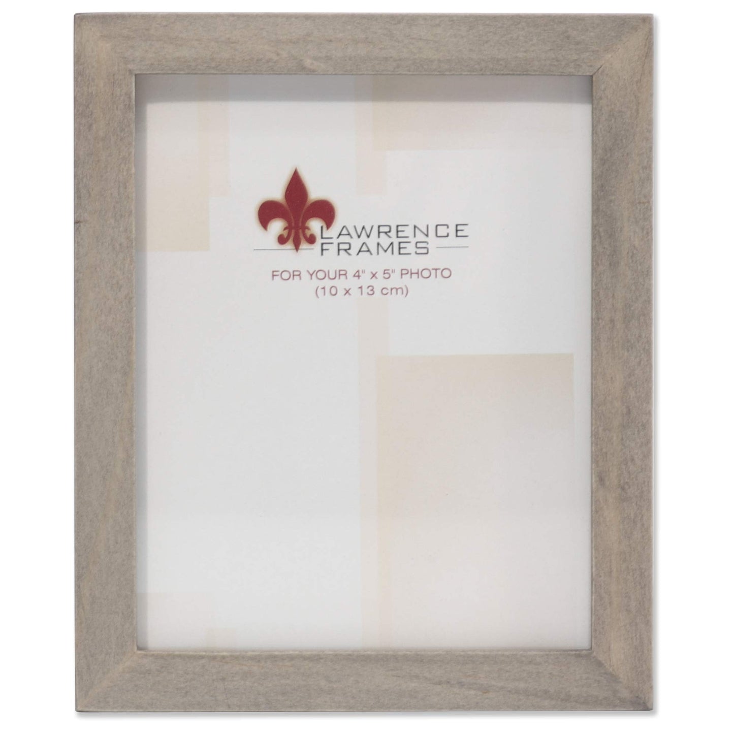 Lawrence Frames 4x5 Gray Wood Gallery Collection Picture Frame