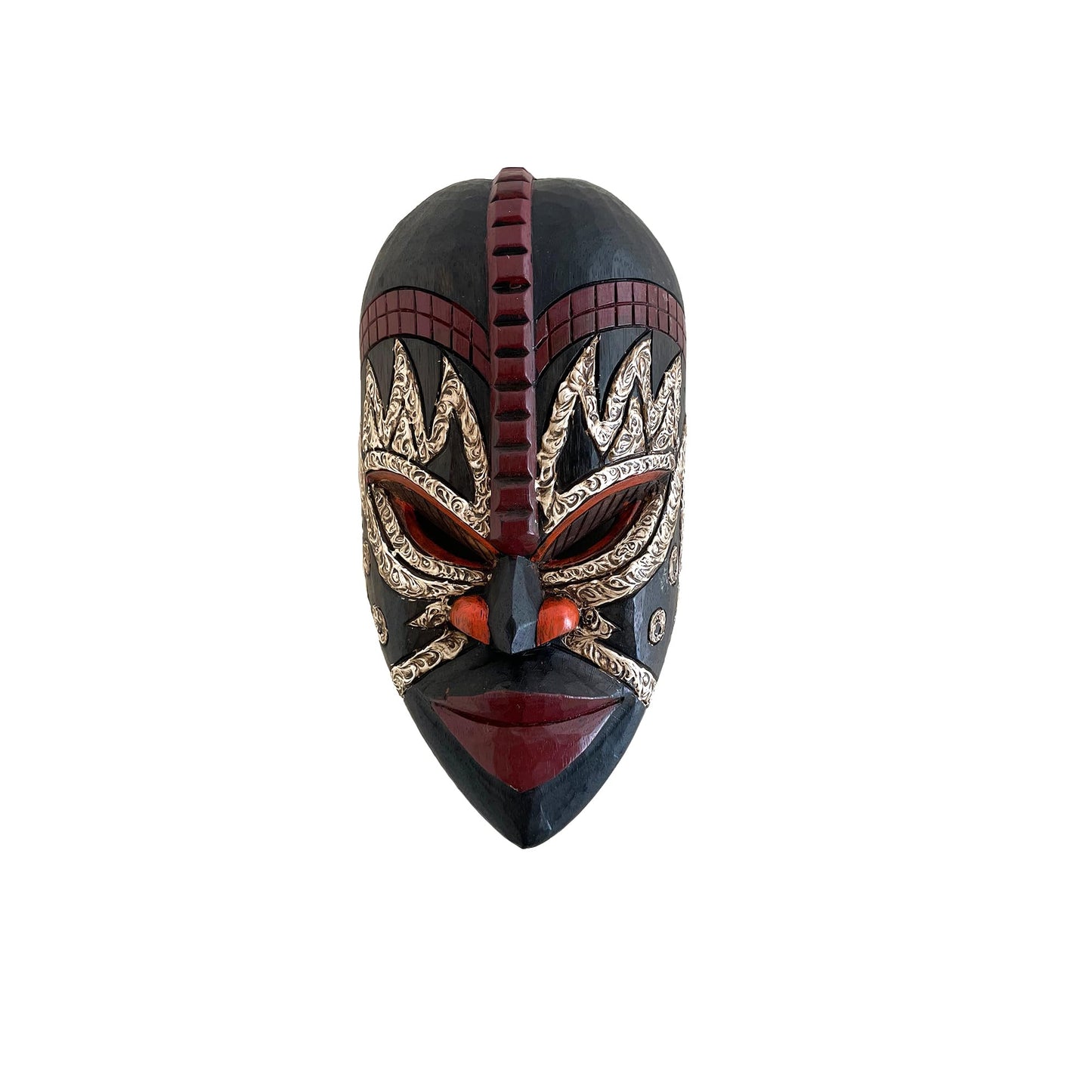 OMA African Decorative Mask Decor Tribal Lucky Mask Wooden Hand Carved African Art Home Decor Gift