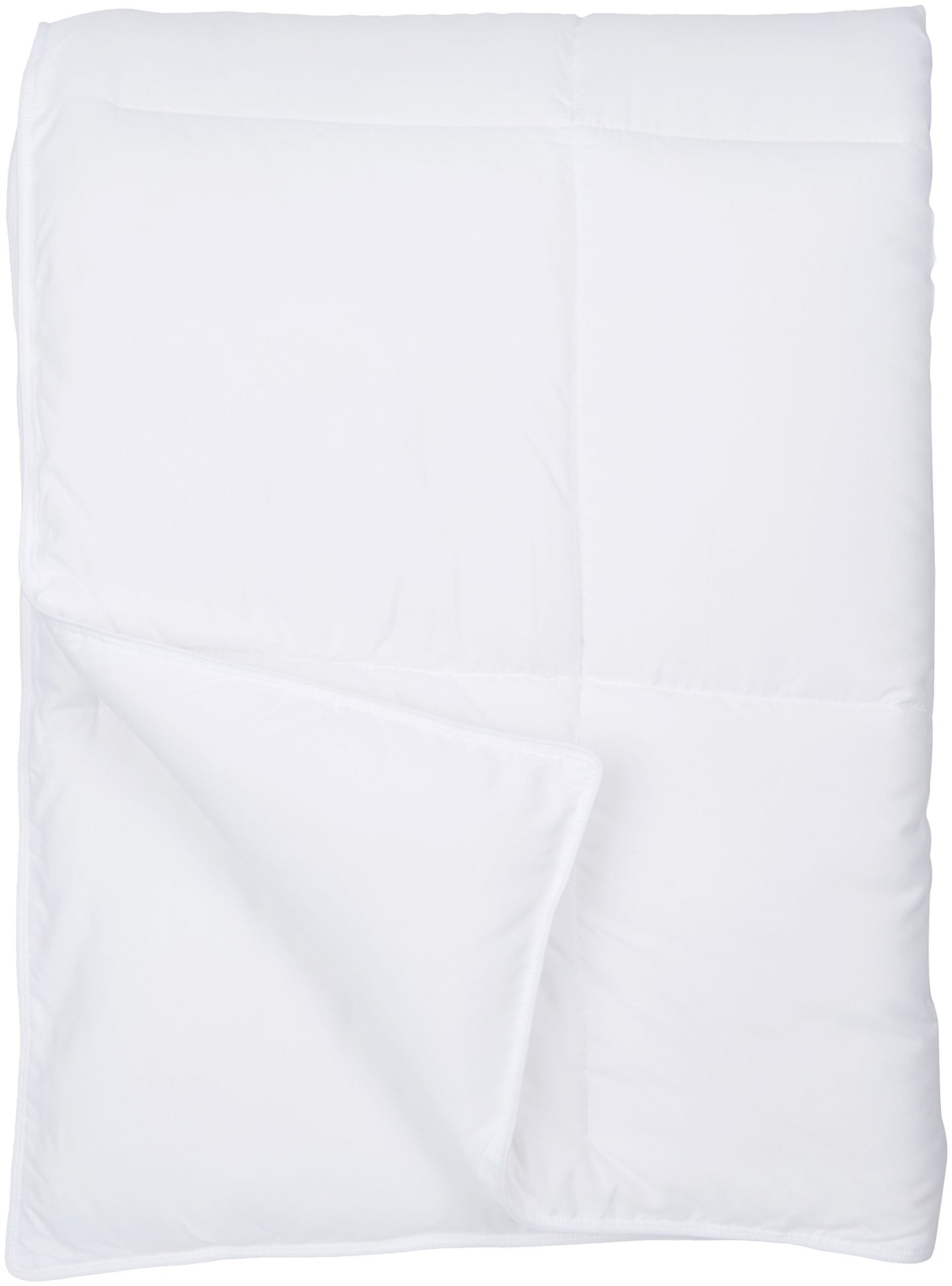 Amazon Basics White Down Alternative Comforter and Duvet Insert with Corner Tabs (Twin, Light)