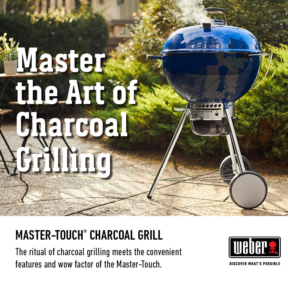 Weber Master-Touch Charcoal Grill, Deep Ocean Blue