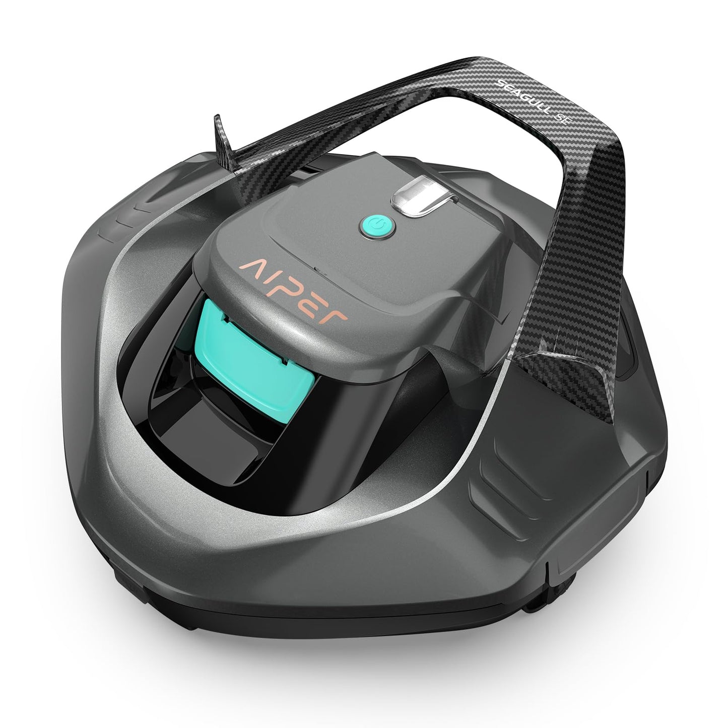 AIPER Cordless Robotic Pool Cleaner, Pool Vacuum with Dual-Drive Motors, Self-Parking Technology, Lightweight, Perfect for Above-Ground/In-Ground Flat Pools up to 40 Feet (Lasts 90 Mins)