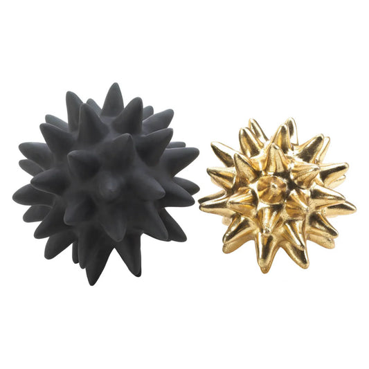 Storico Black And Gold Spike Sculpture