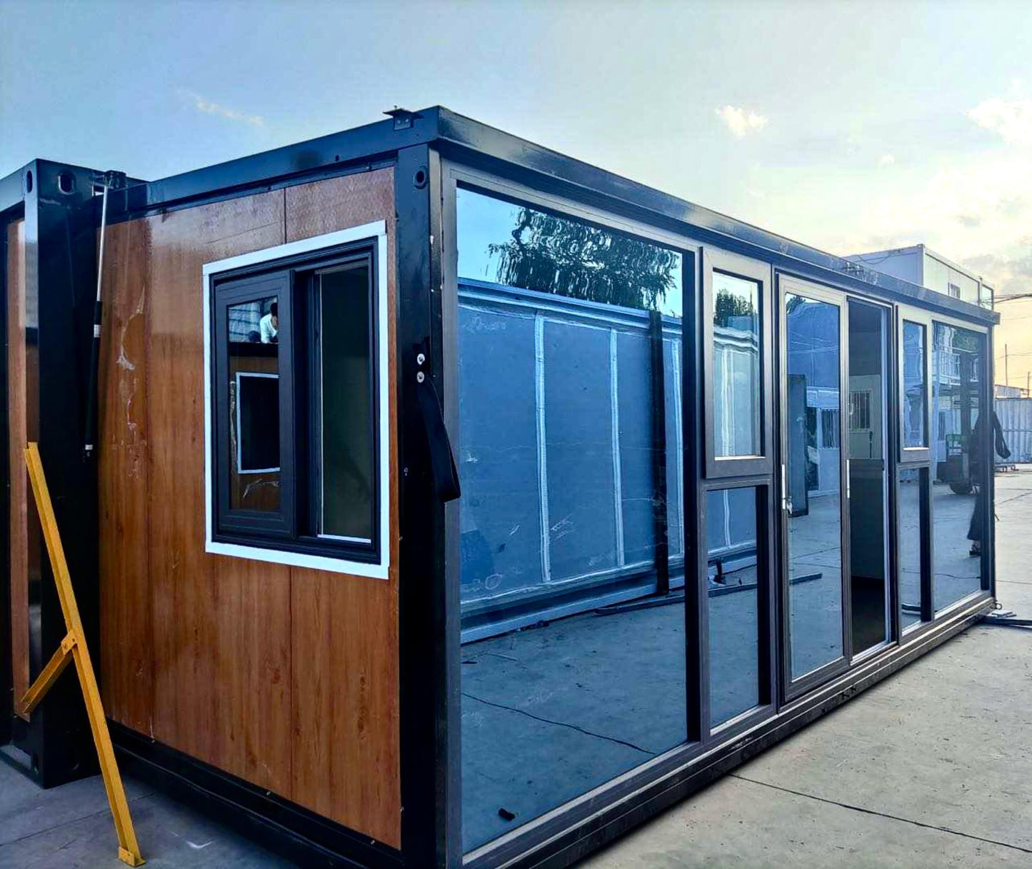 Mahar Traders prefabricated House to Live in, Mobile House, Tiny Expandable House with Lockable Doors and Windows, Foldable House, House for Small Family, Modren with Restroom, Kitchen (19 x 20FT)