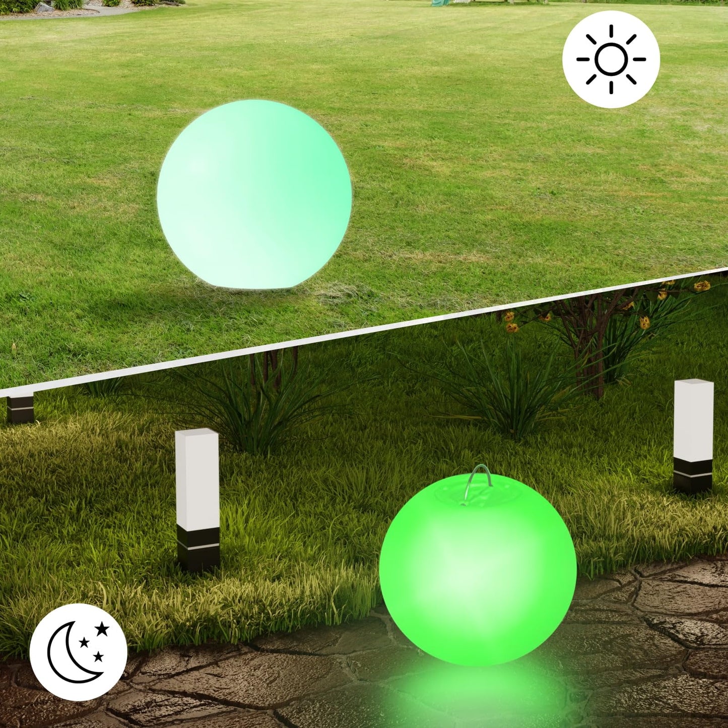 GLHMOGM Floating Pool Lights - 3 Inch Orb Light That Float,Upgraded IP68 Waterproof Color Changing Led Glow Globe Pool, 16 RGB Colors Hot Tub Lights Perfect for Indoor/Outdoor (4 PCS)