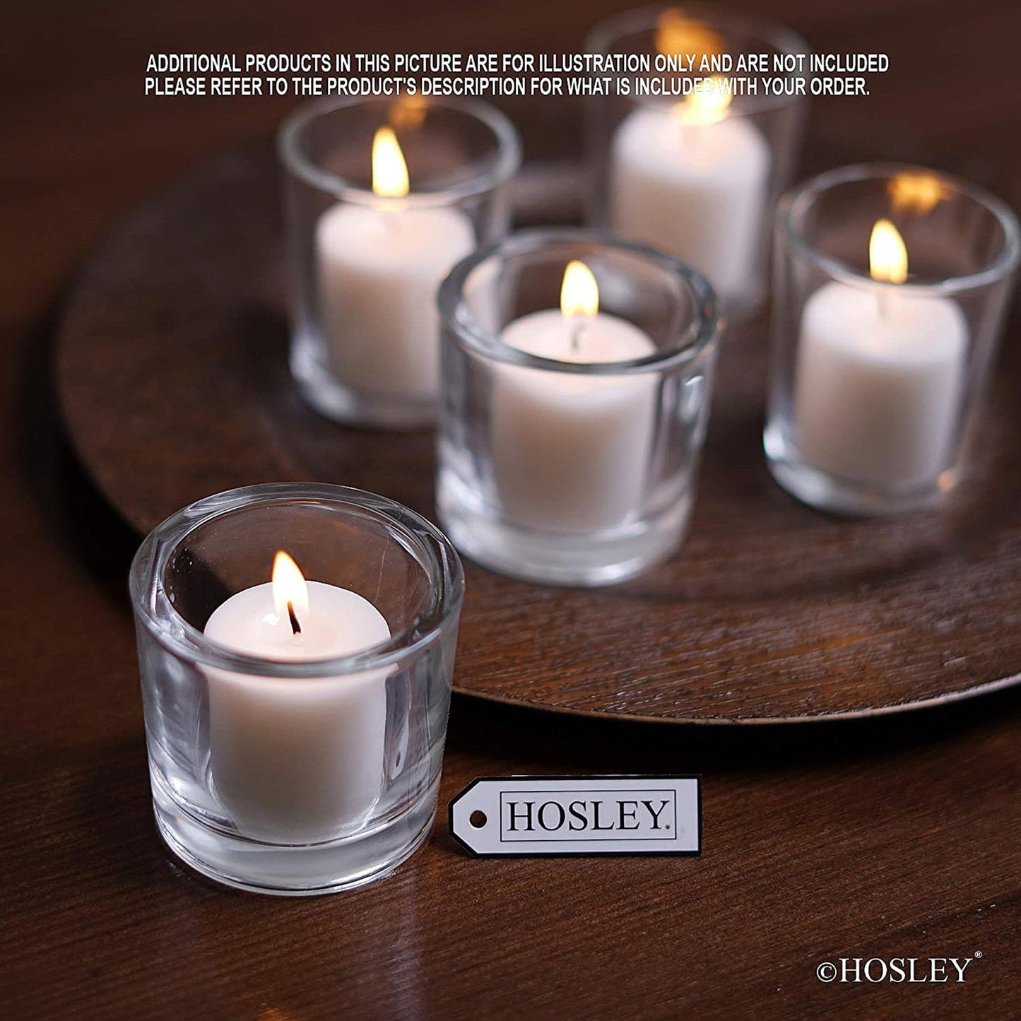 Hosley Set of 72 Unscented White Hand Poured Votive Candles - 8 Hour Burn Time - Ideal for Weddings Birthdays Holidays Special Events Emergency Lighting Spa Aromatherapy Everyday Use