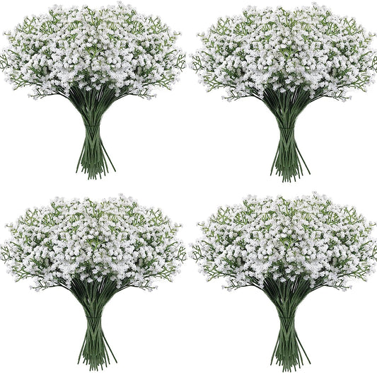 LYLYFAN Babys Breath Artificial Flowers,30 Pcs Gypsophila Real Touch Flowers for Wedding Party Home Garden Decoration