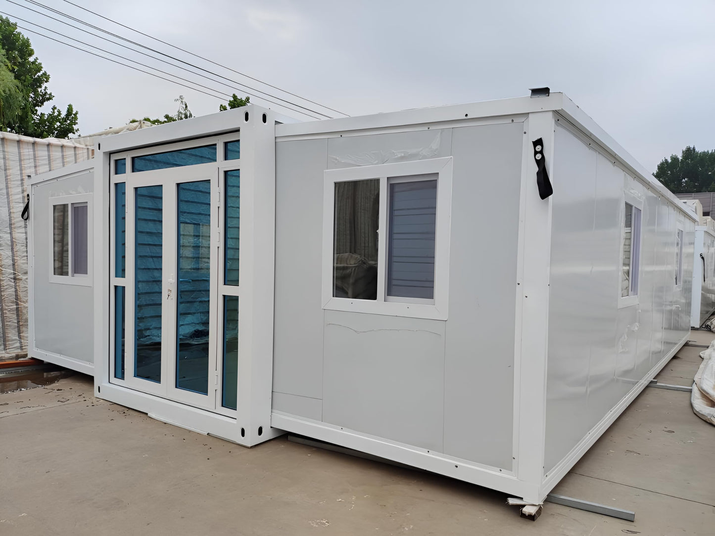 Certified Heavy Duty Prefabricated 2-Bedroom Tiny Portable Home with Restroom | Luxury Expandable Prefab Dream House for Guest House, Office, Workshop, or Airbnb Hosting (19 x 20) FT