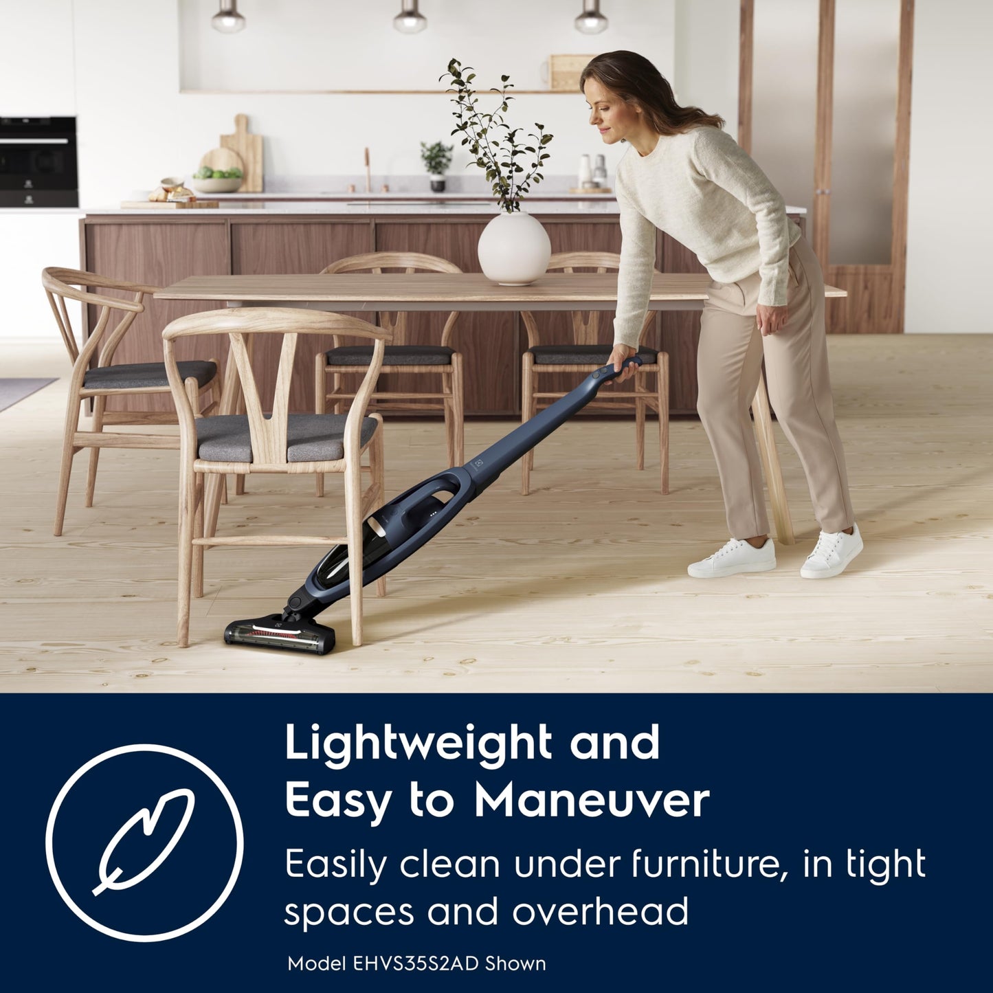 Electrolux WellQ7 Pet Stick Cleaner Lightweight Cordless Vacuum with LED Nozzle Lights, Turbo Battery Power, PetPro+ Nozzle for Removing Pet Hair from Carpets and Hard Floors, in Shale Grey