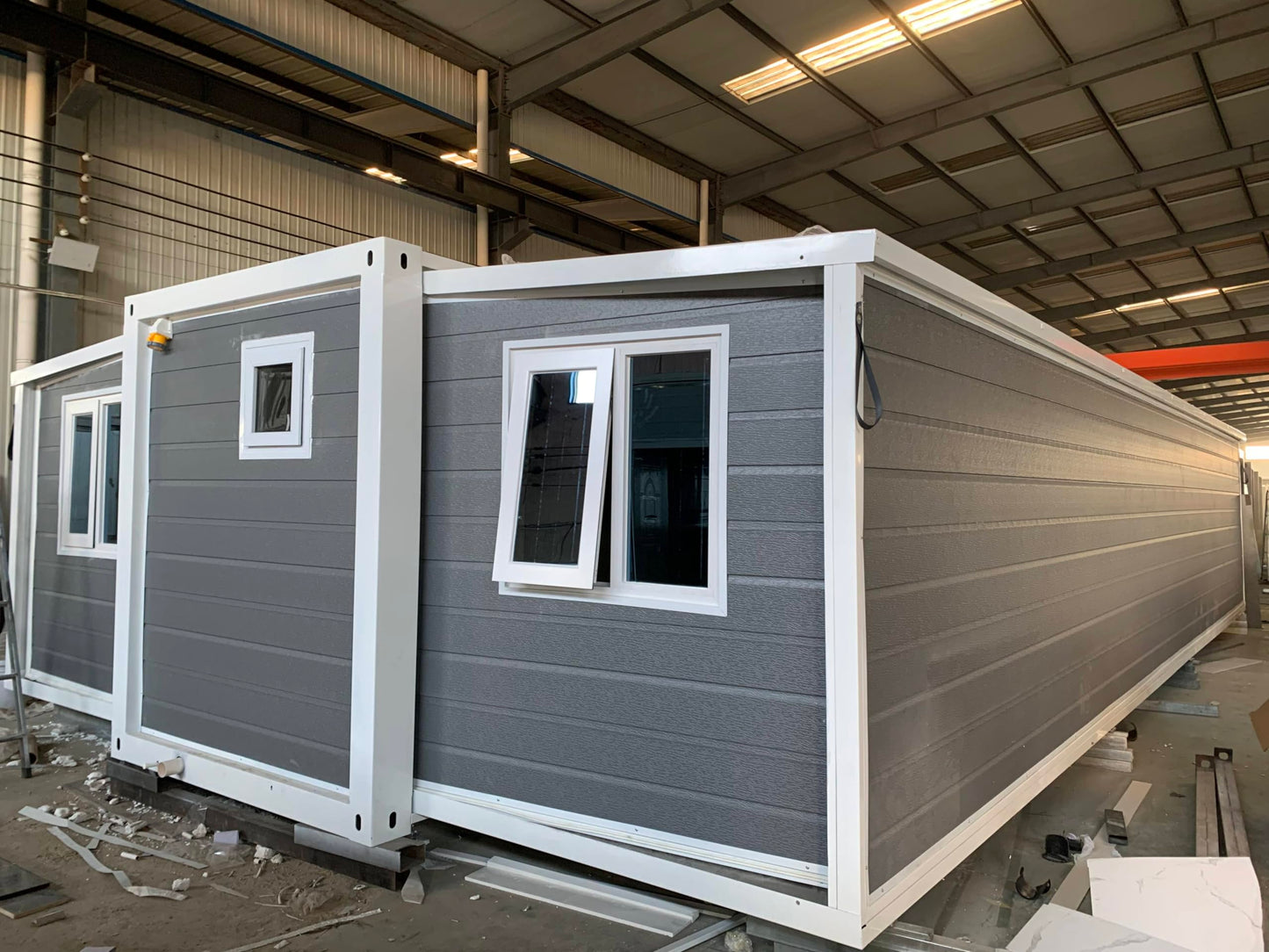 Portable Prefab Tiny Home: Starting from 20 x 20 ft Mobile Expandable House for Versatile Use, Including Hotel, Office, Shop, and More, with Restroom Included (20x40 (Kitchen/Restroom Included)