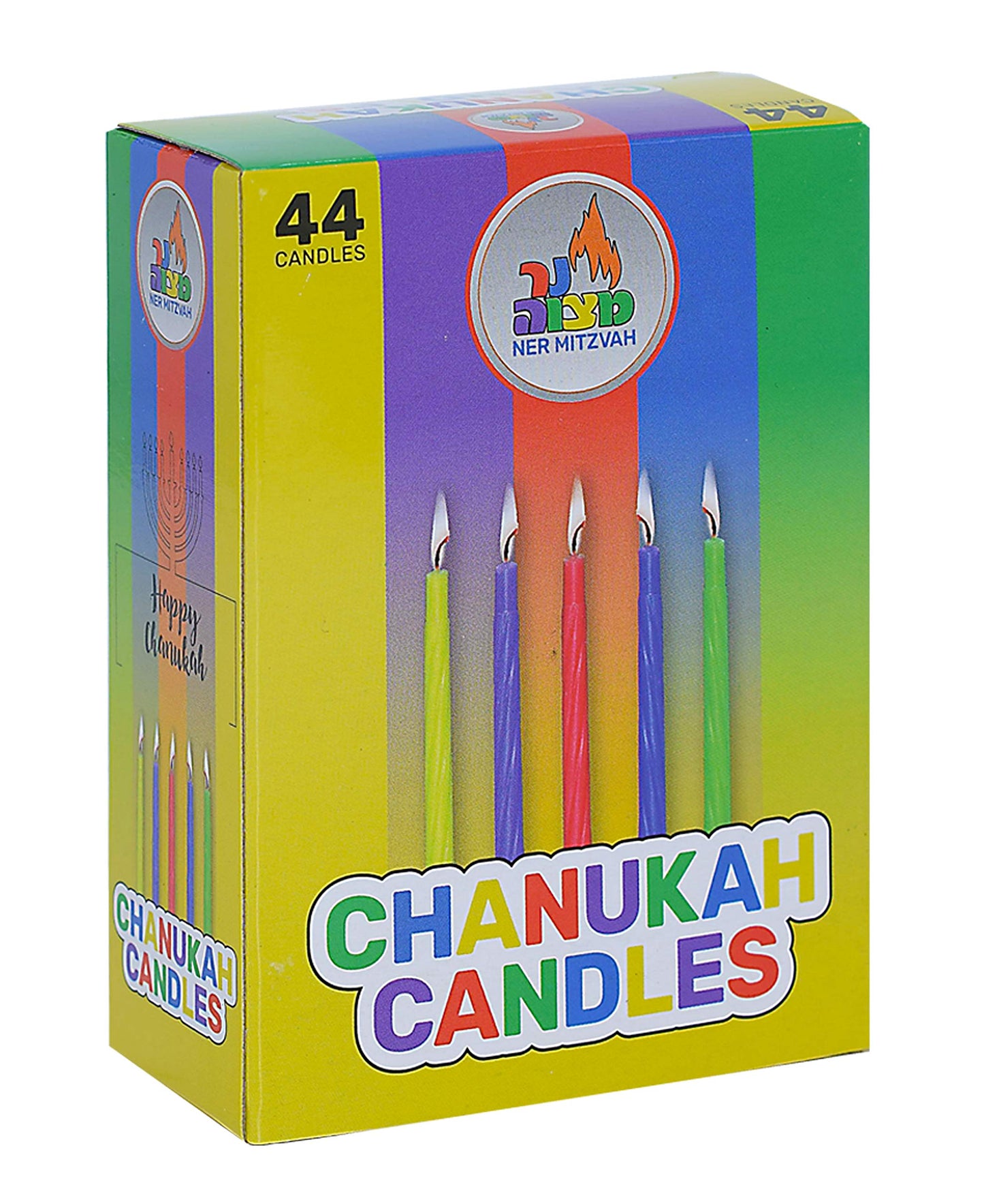 Hanukkah Menorah Complete Set - Menorahs for Chanukah - includes Menorah, Hanukkah Candles, Dreidels, Play Coins, Chanukah Guide