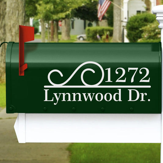 Personalized Mailbox Decal - Reflective Customized Numbers Sticker - Number Stickers Outdoor House - Custom Address Decals - Waterproof Outside Letters for Mailboxes