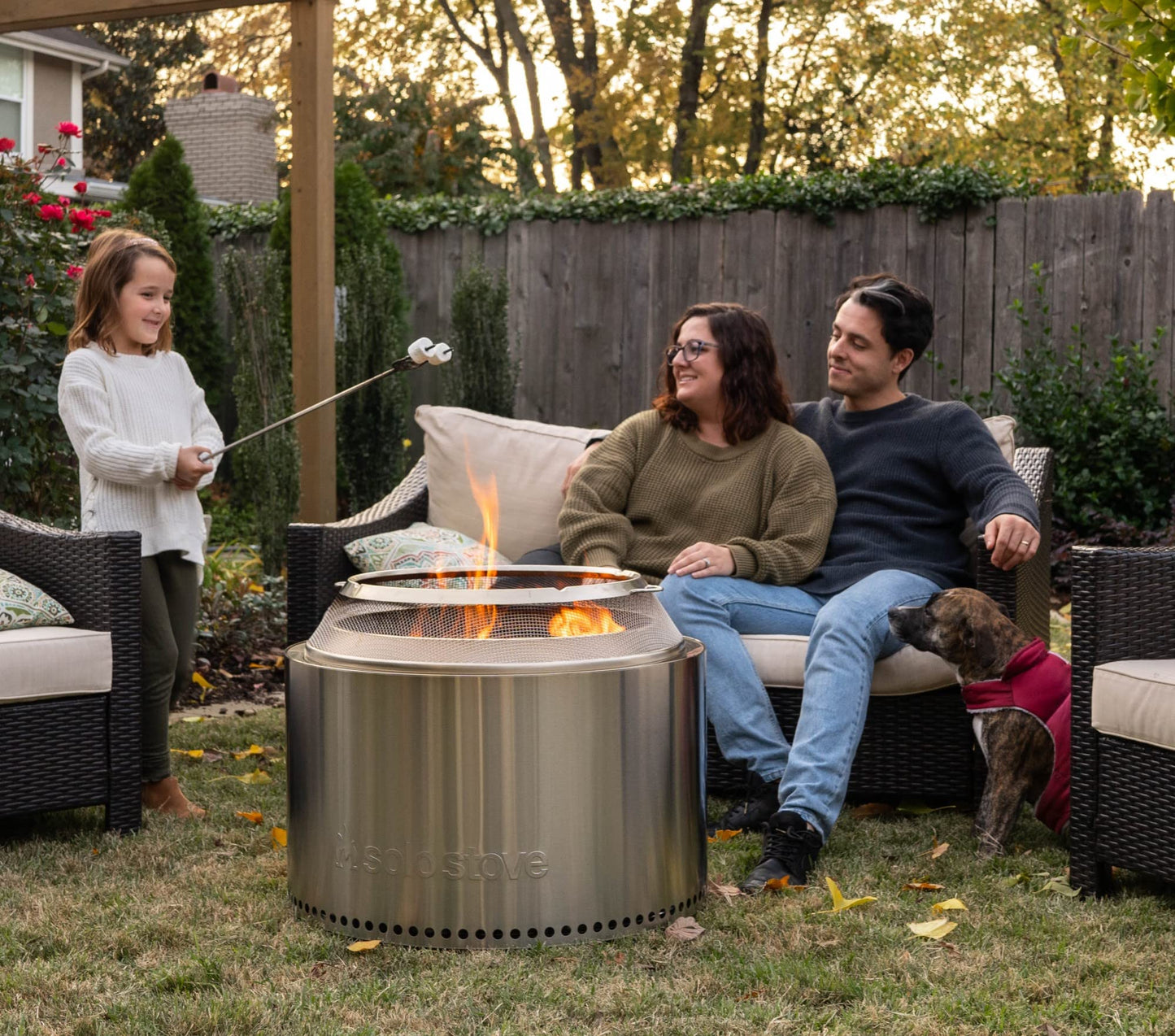 Solo Stove Yukon Shield - Durable Stainless Steel Spark Protector Mesh Screen for Fire Pits, Keeps Pops and Hot Embers Contained for Safe Outdoor Fires, includes Shield Removal Tools