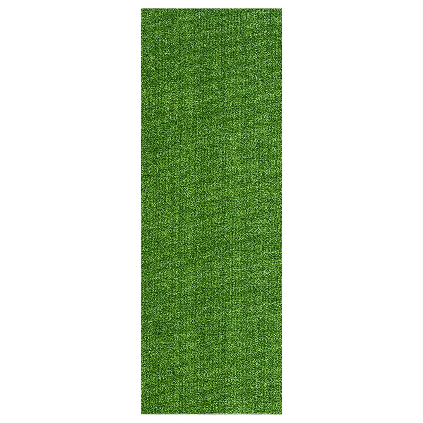 Ottomanson Artificial Grass Turf 2'7" x 9' Indoor Outdoor Faux Grass Rug with Drainage Holes, Customizable with Extra Long Size Options, Perfect for Patio Lawn Balcony Weddings Photoshoot Backdrop