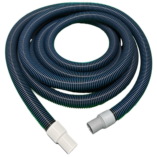 Wessel-Werk 1 1/4 in. by 30 ft. Pool Vacuum Hose with Kink-Free Swivel Cuff, Flexible Heavy-Duty Pool Cleaner Hose Compatible with Pool Vacuum for Inground Pool and Above Ground Pool, Made in USA