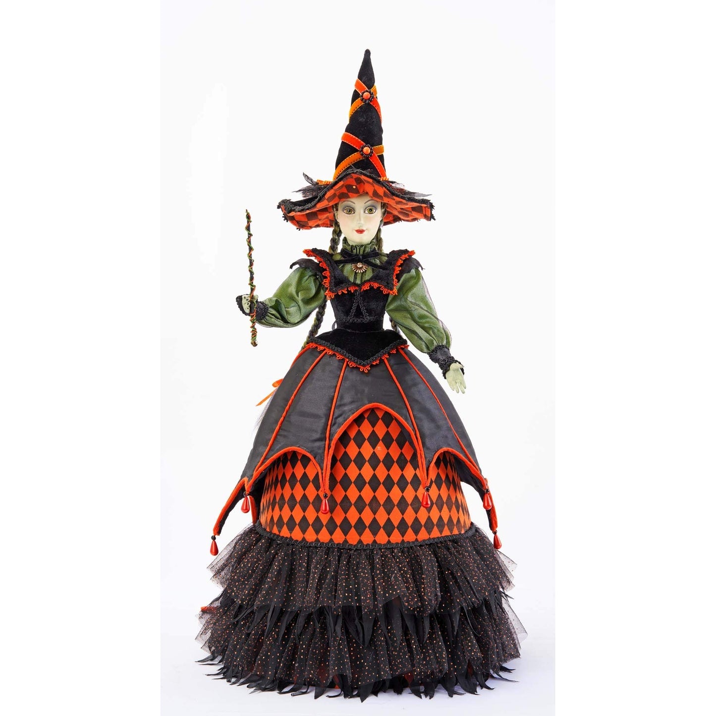 Katherine's Collection 2021 Lucinda Jinx Cone Doll, 24 Inches Polyester