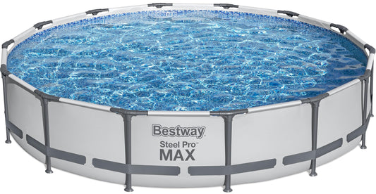 Bestway Steel Pro MAX 14' x 33" Round Above Ground Pool Set | Includes 530gal Filter Pump