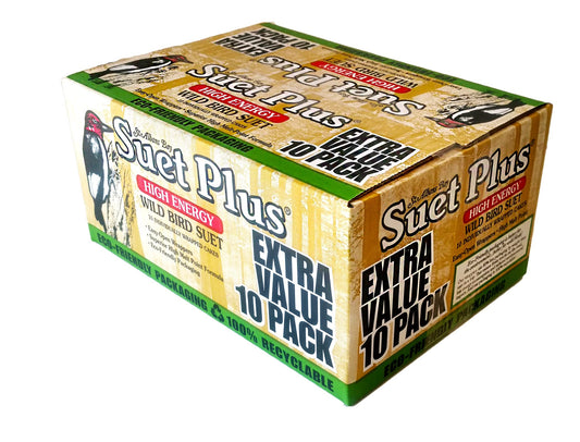 Suet Cake Variety Packs | 11 oz. Wild Bird Suet Cakes | (High Energy, 10 Pack)