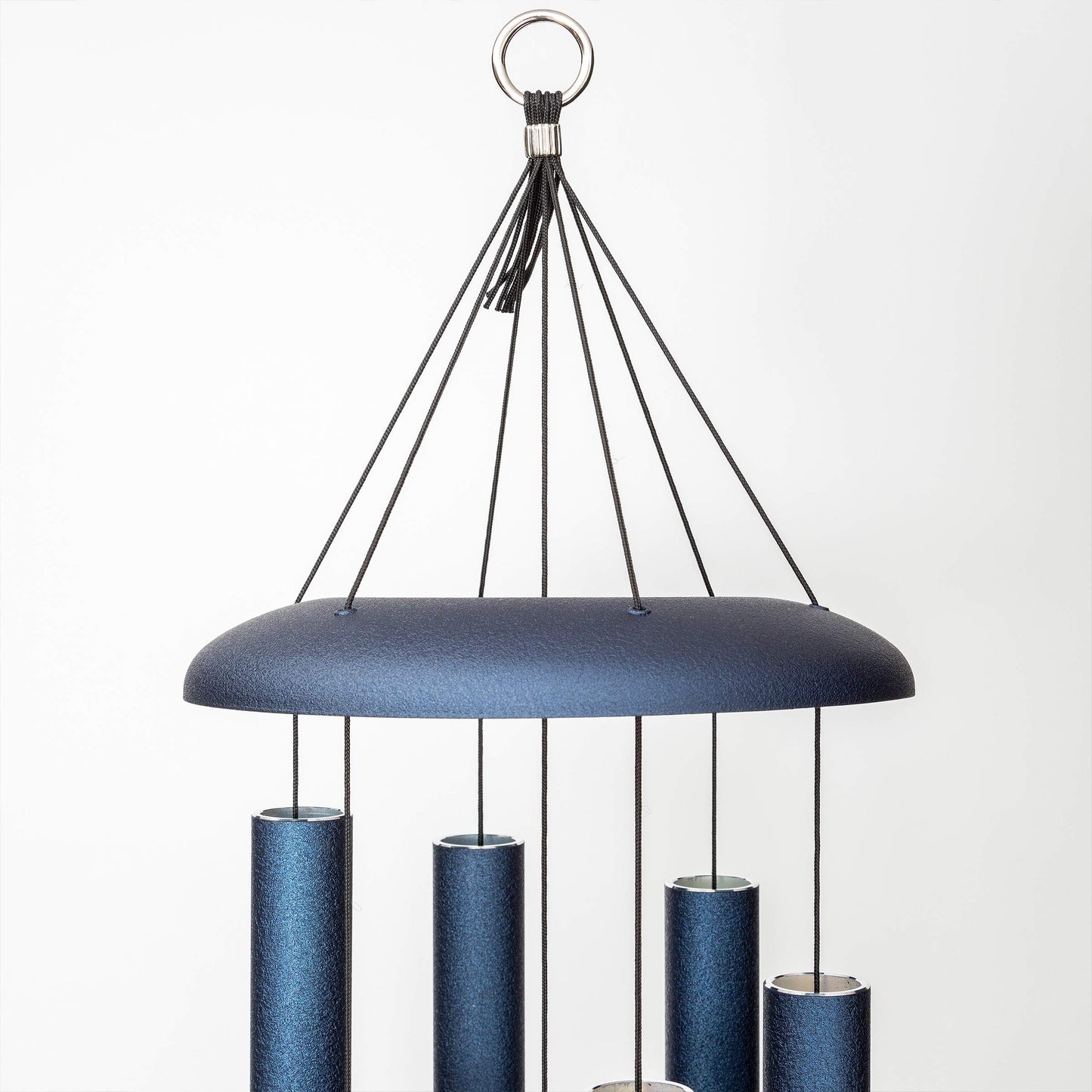 Corinthian Bells by Wind River – 44 inch Midnight Blue Wind Chime for Patio, Backyard, Garden, and Outdoor Decor (Aluminum Chime) Made in The USA