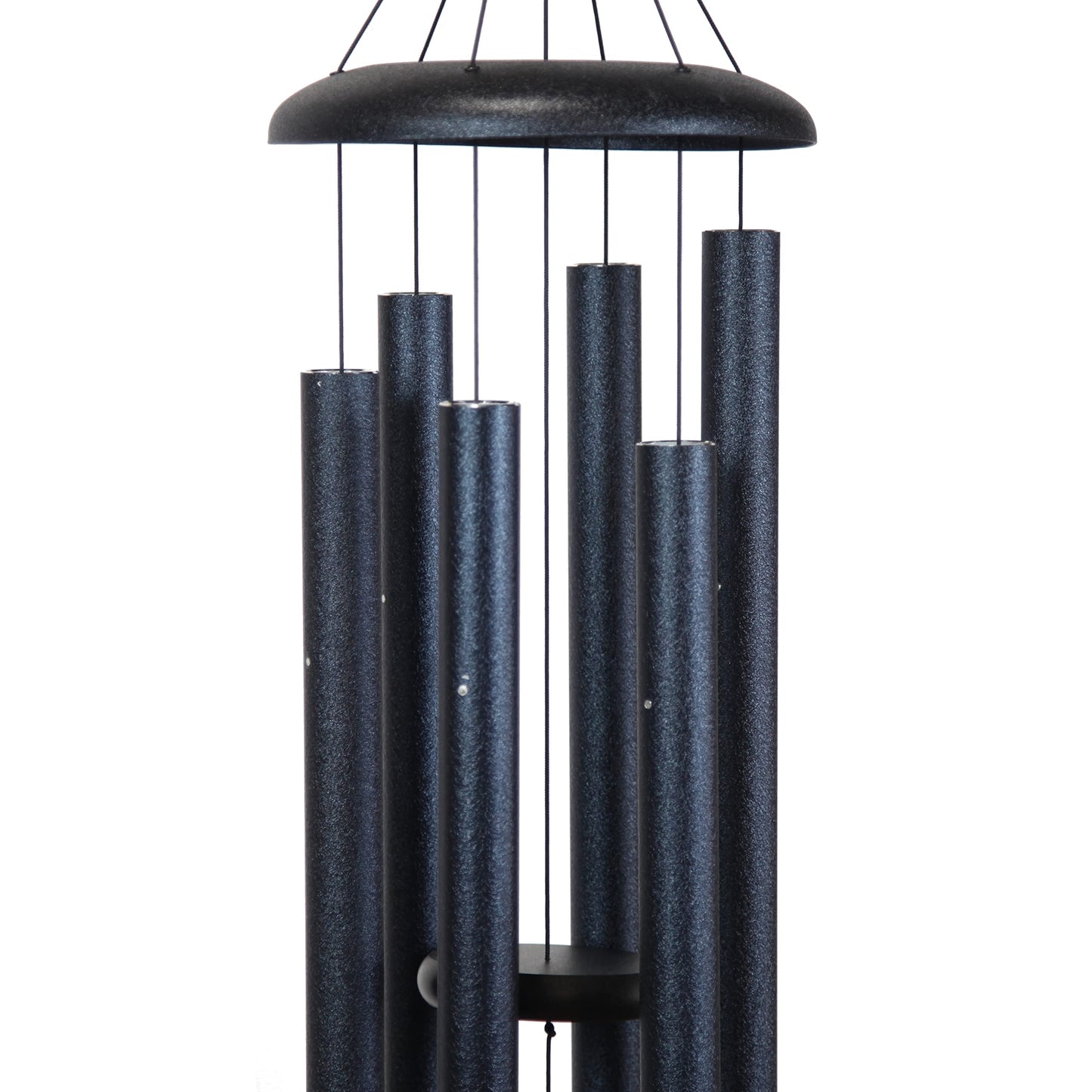 Corinthian Bells by Wind River – 44 inch Midnight Blue Wind Chime for Patio, Backyard, Garden, and Outdoor Decor (Aluminum Chime) Made in The USA