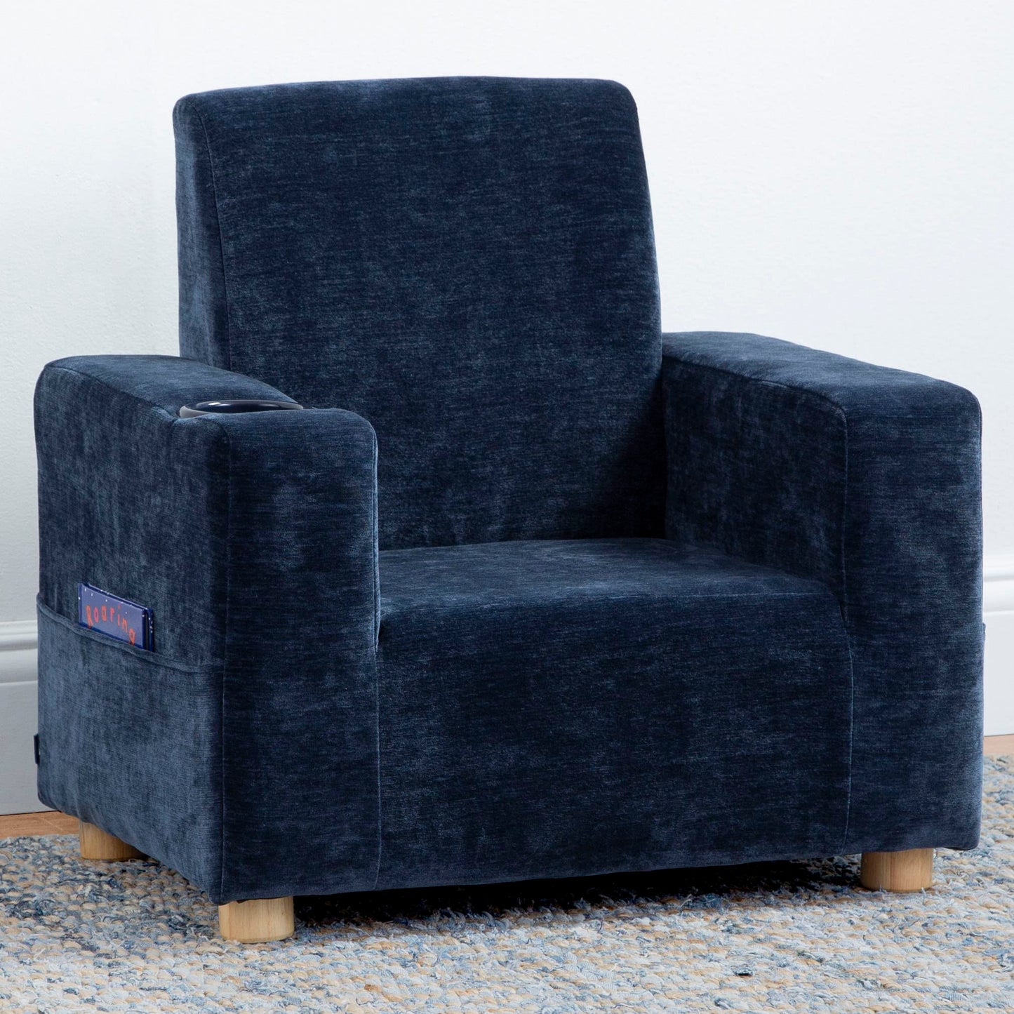 GAP GapKids Upholstered Chair, Navy