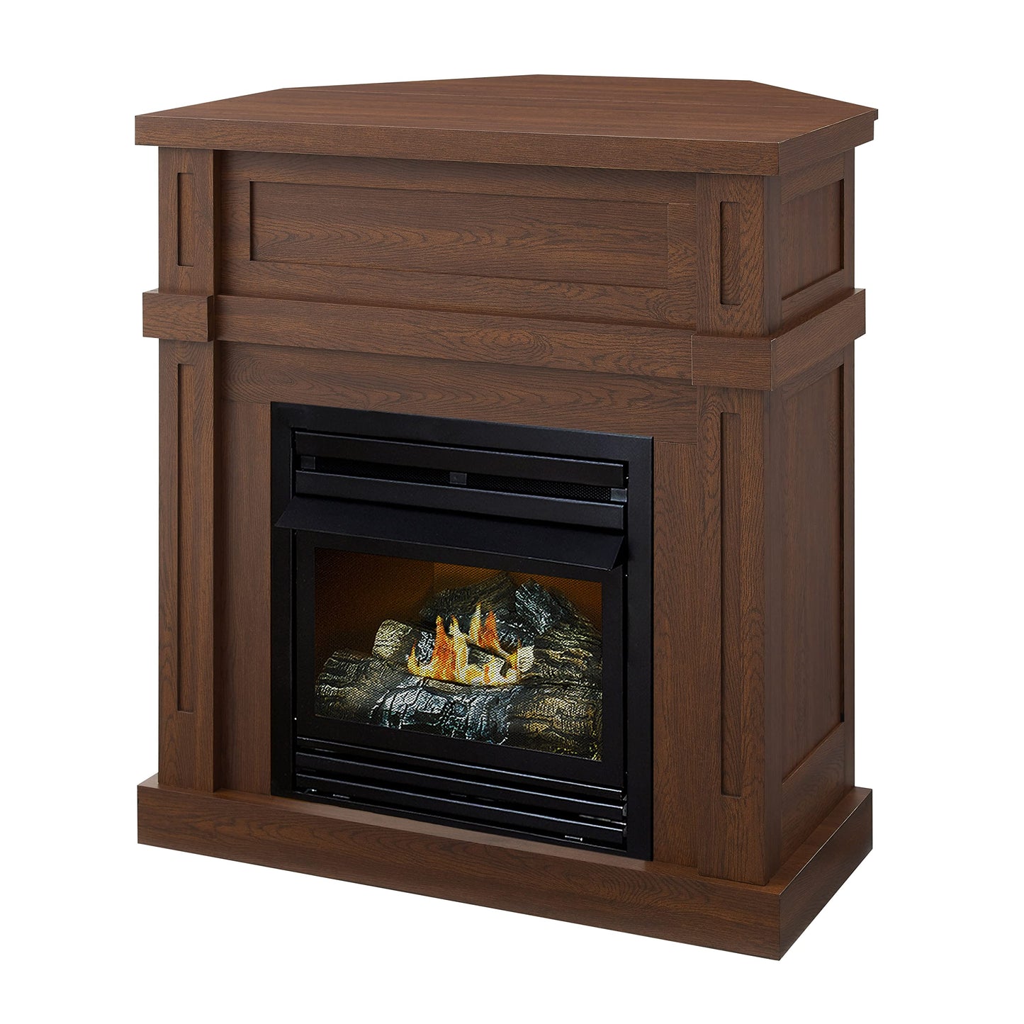 36" Vent-Free Dual Fuel Gas Fireplace - Harvest Oak