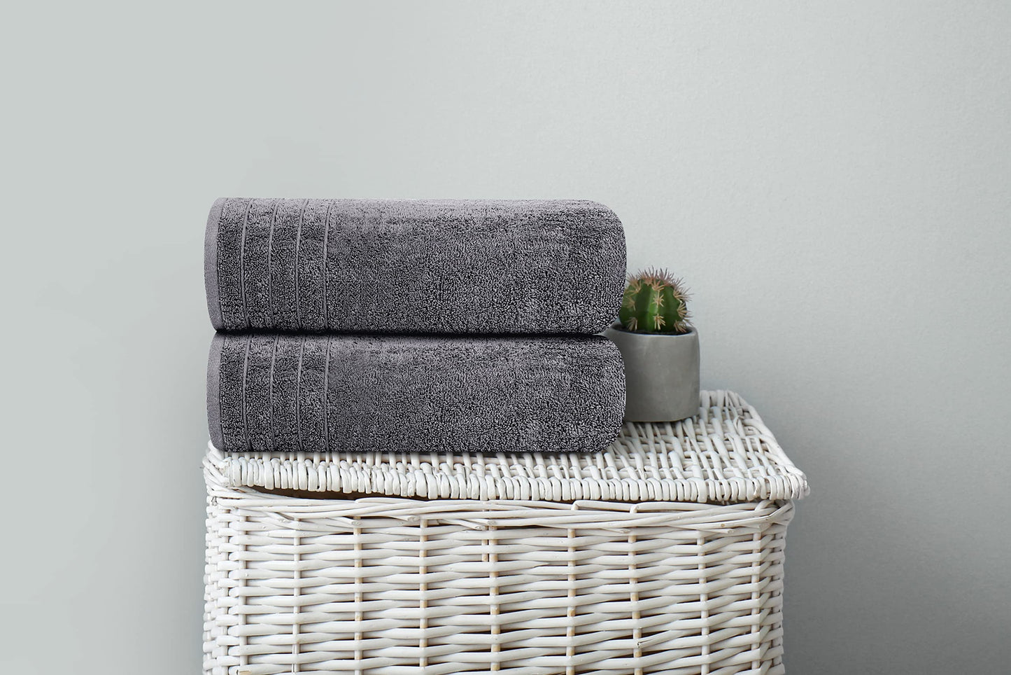 Tens Towels Pack of 4 Extra Large Bath Towels 30 x 60 Inches, 100% Cotton, Larger & Lighter, Quicker to Dry, Lighter Weight, Super Soft and Absorbent, Perfect Bathroom Towels