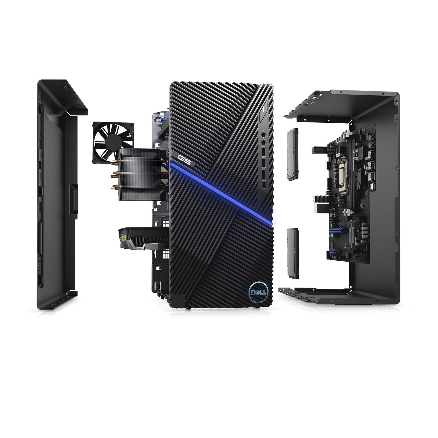 Dell G5 Gaming Desktop, Intel Core i7-9700, NVIDIA GeForce RTX 2060 6GB GDDR6, 512GB SSD Storage, 16GB RAM, i5090-7166GRY-PUS