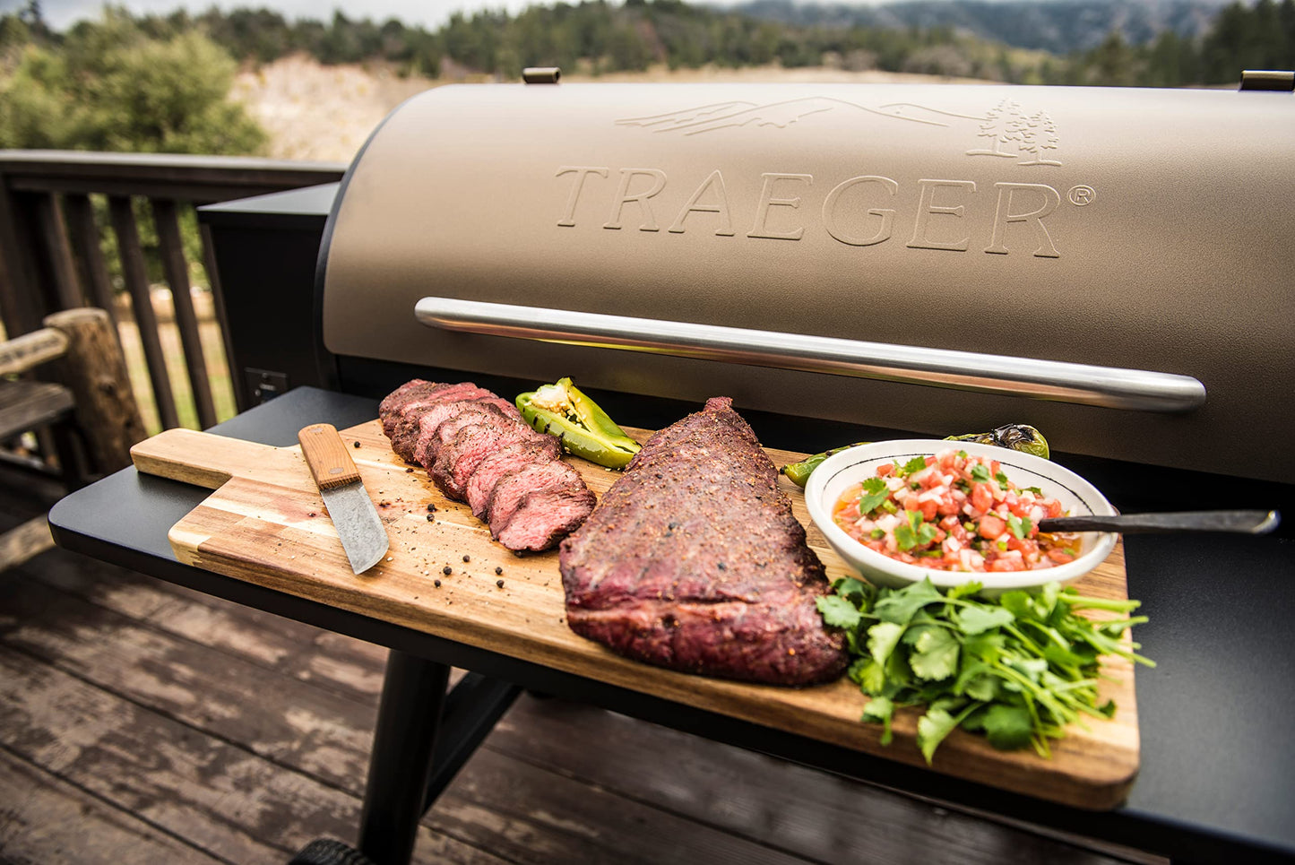 Traeger Grills Pro 34 Electric Wood Pellet Grill and Smoker, Bronze