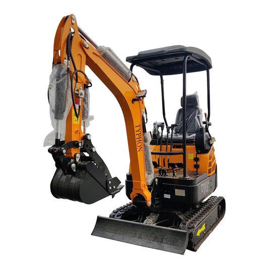 4,000 lbs TERROR XVIII Mini Excavator, EPA certified USA KUBOTA Diesel Engine Machine for Garden, Farms, Parks, Roads – Ideal for Digging, Drilling, Bull-Dozing