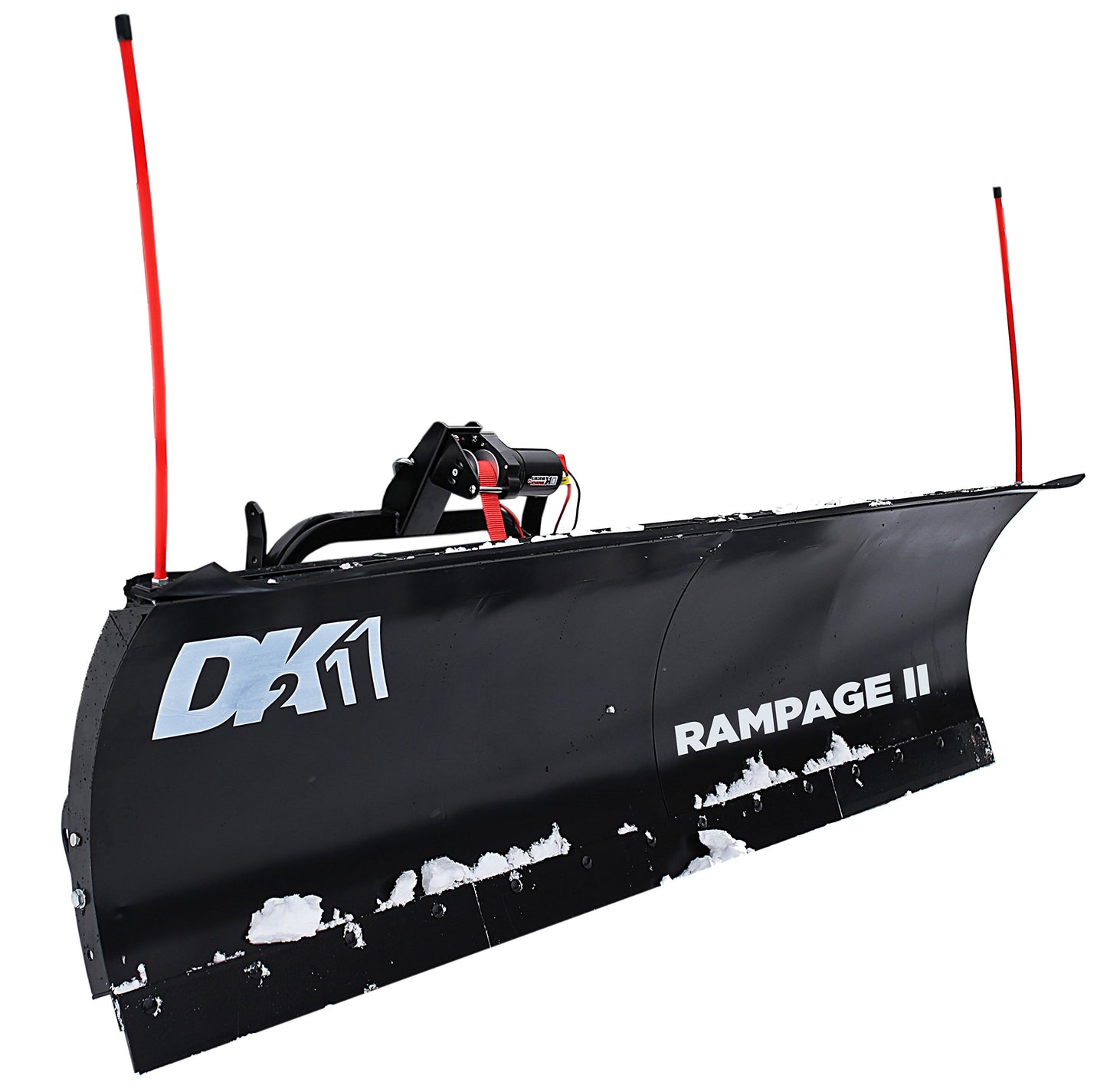 DK2 Rampage II 82-Inch x 19-Inch Custom-Mounted Winch-Driven Snowplow Kit