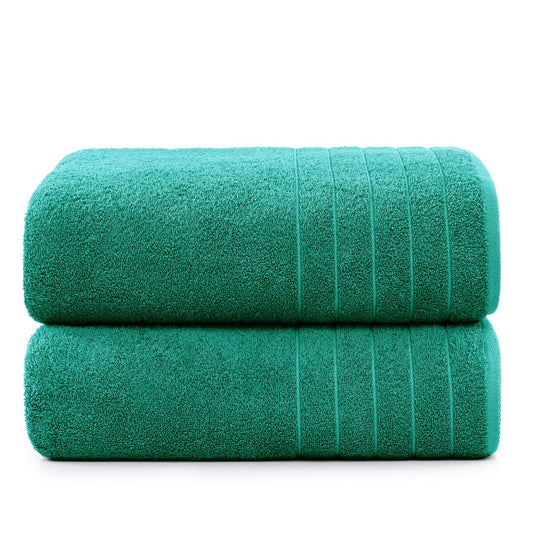 Casa Platino Bath Sheets Large, 2 Pack Bath Sheet(36"x 72"), 100% Ring Spun Cotton Green Bath Sheet, Highly Absorbent Bath Sheets, Quick Dry Bath Sheets, Soft Towel, Bath Sheet Towels Oversized