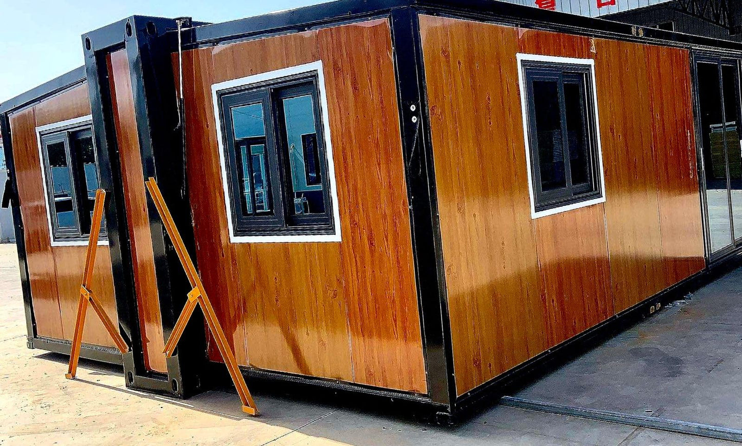 Mahar Traders prefabricated House to Live in, Mobile House, Tiny Expandable House with Lockable Doors and Windows, Foldable House, House for Small Family, Modren with Restroom, Kitchen (19 x 20FT)
