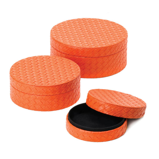 Orange Keepsake Box Trio