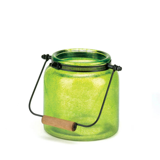 Green  Jar Candle Lantern