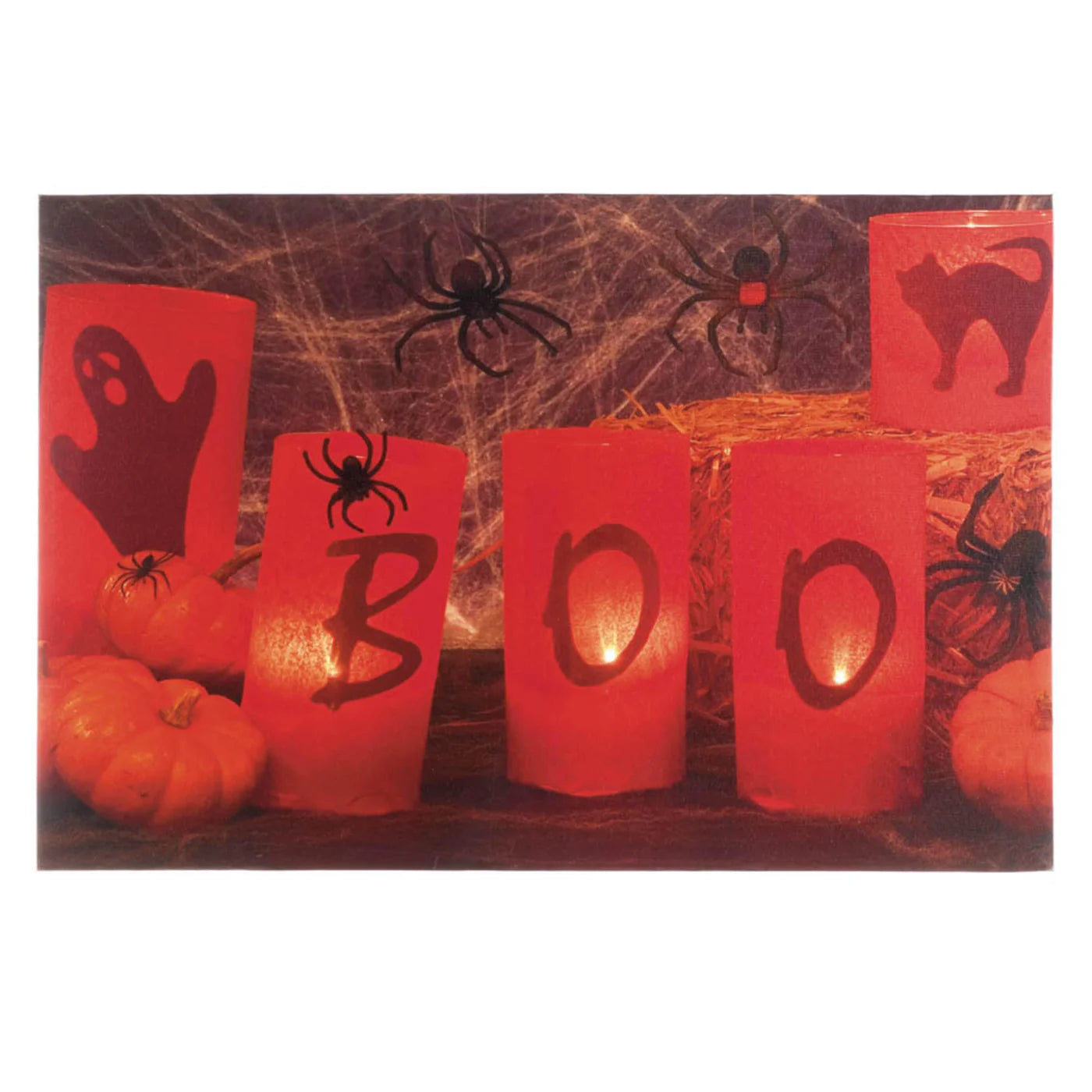 Boo Halloween Led Wall Art