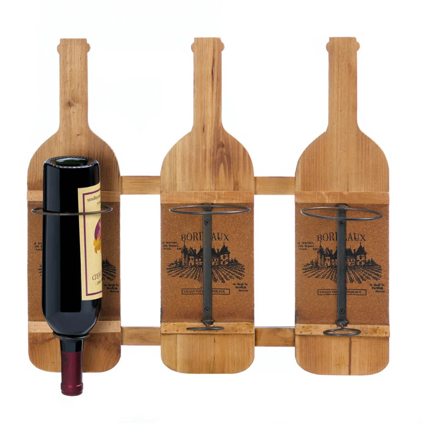 Bordeaux Wooden Wine Rack