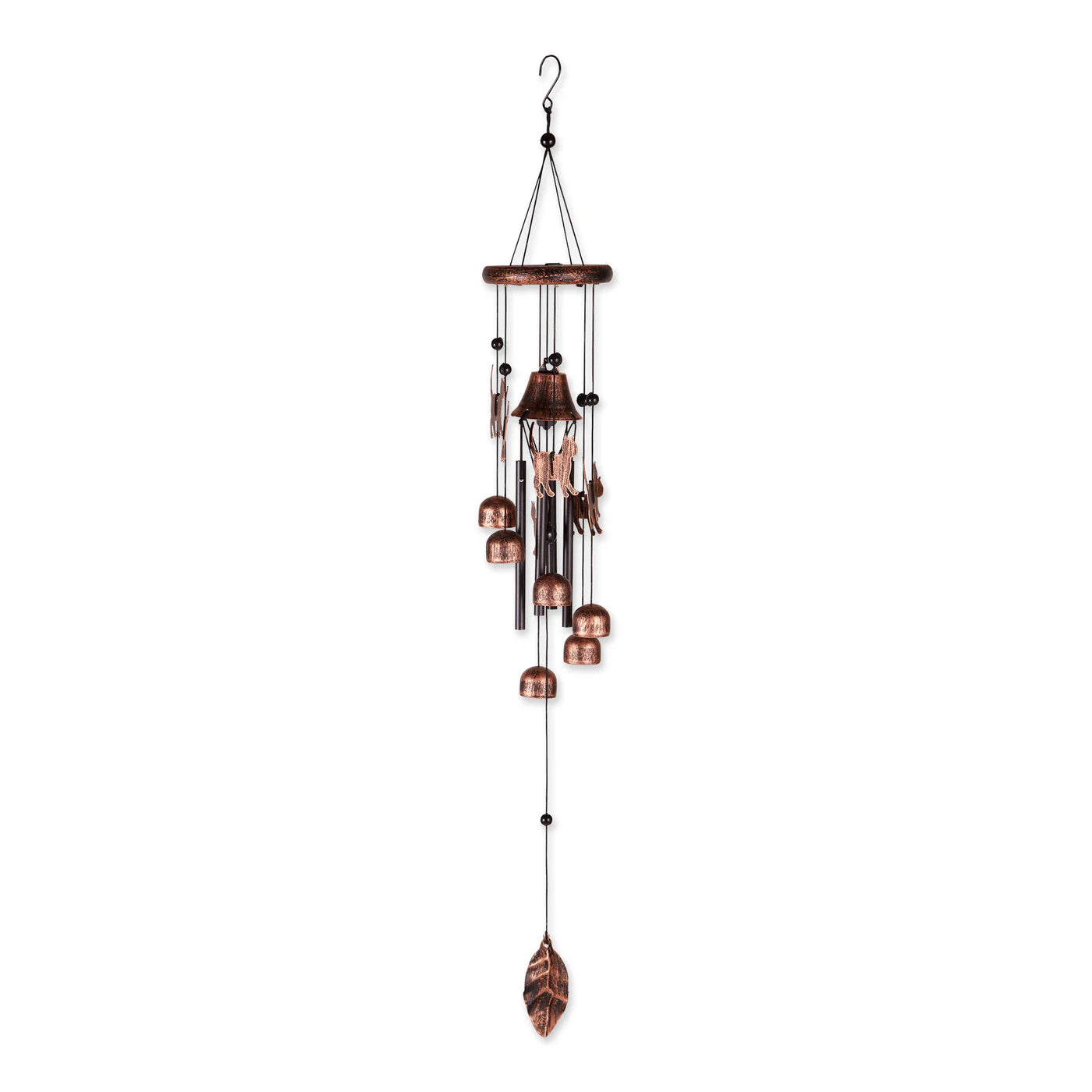 26" Bronze Cats Wind Chimes