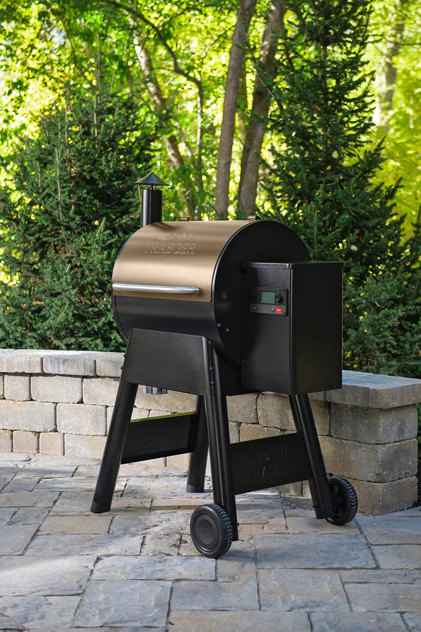 Traeger Grills Pro 575 Electric Wood Pellet Grill and Smoker with WiFi and App Connectivity, Bronze