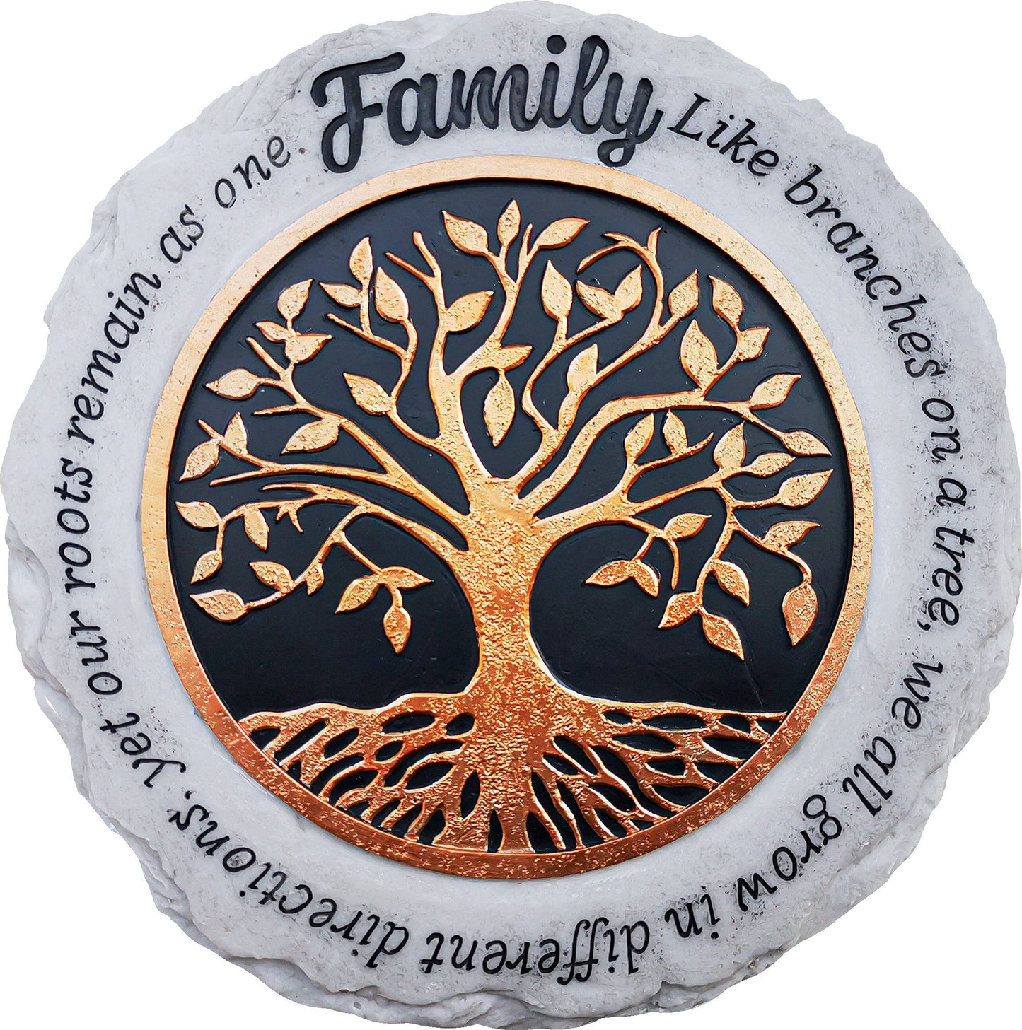 Spoontiques - Garden Décor - Family Stepping Stone - Decorative Stone for Garden