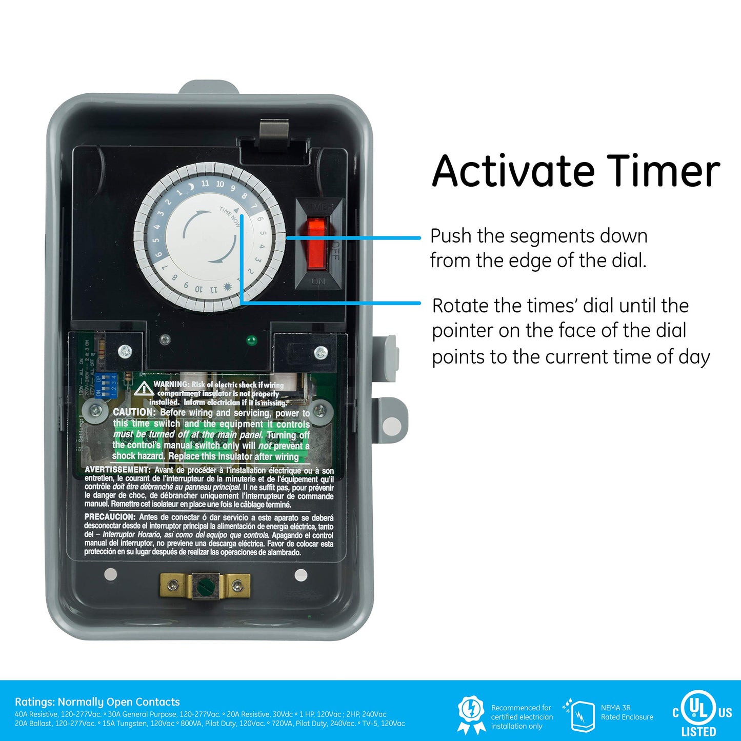 GE 46536 Box Electrical-timers, Mechanical