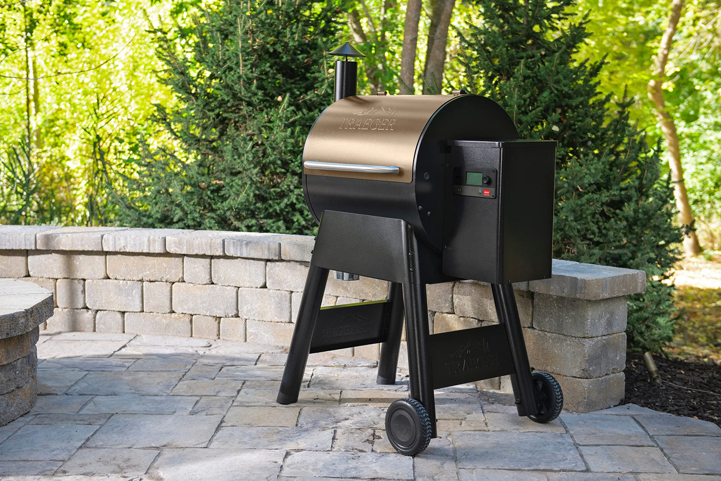 Traeger Grills Pro 575 Electric Wood Pellet Grill and Smoker with WiFi and App Connectivity, Bronze