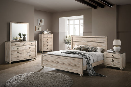 Roundhill Furniture 5-Piece Imerland Contemporary Bedroom Set