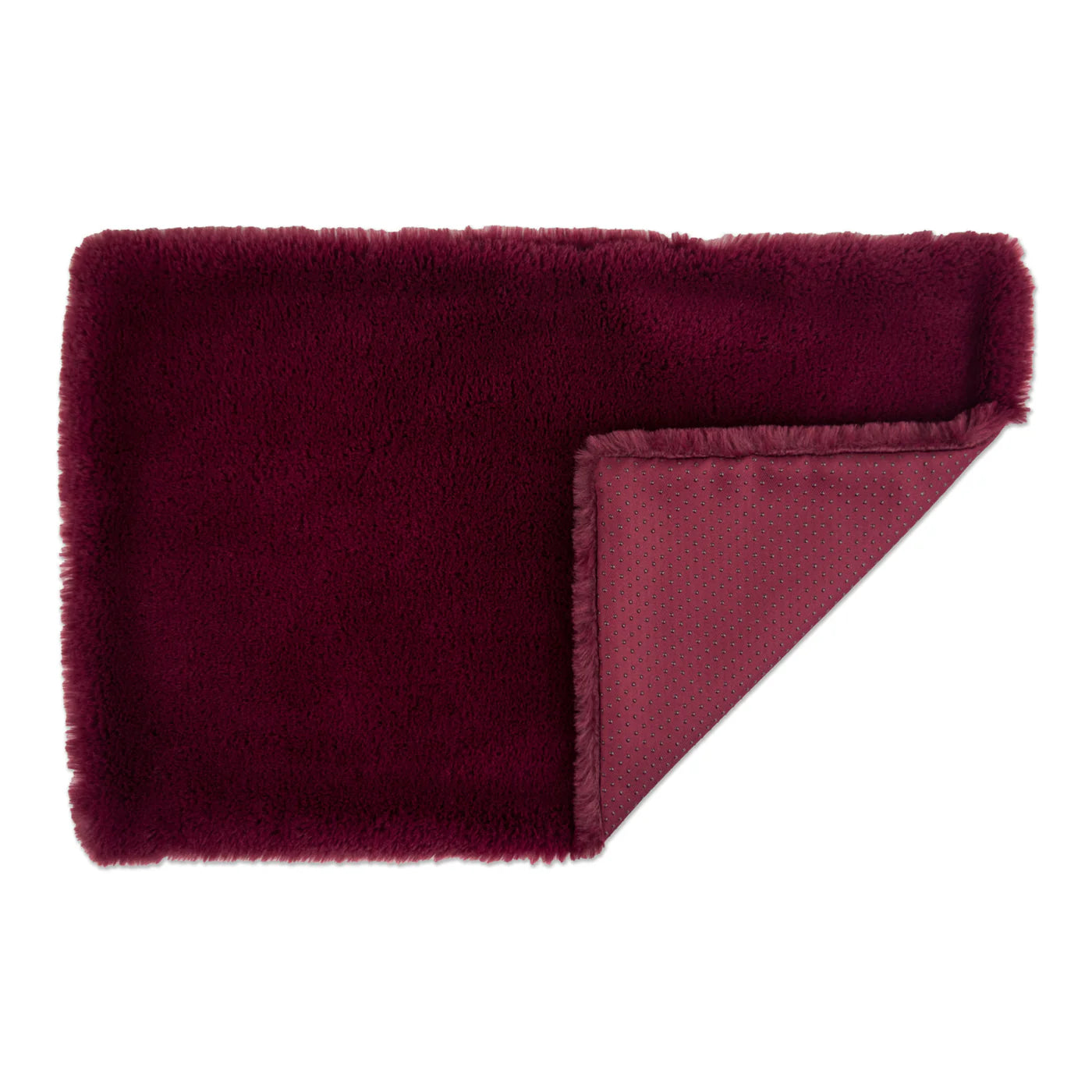 Cage Liner Faux Fur Cranberry LG