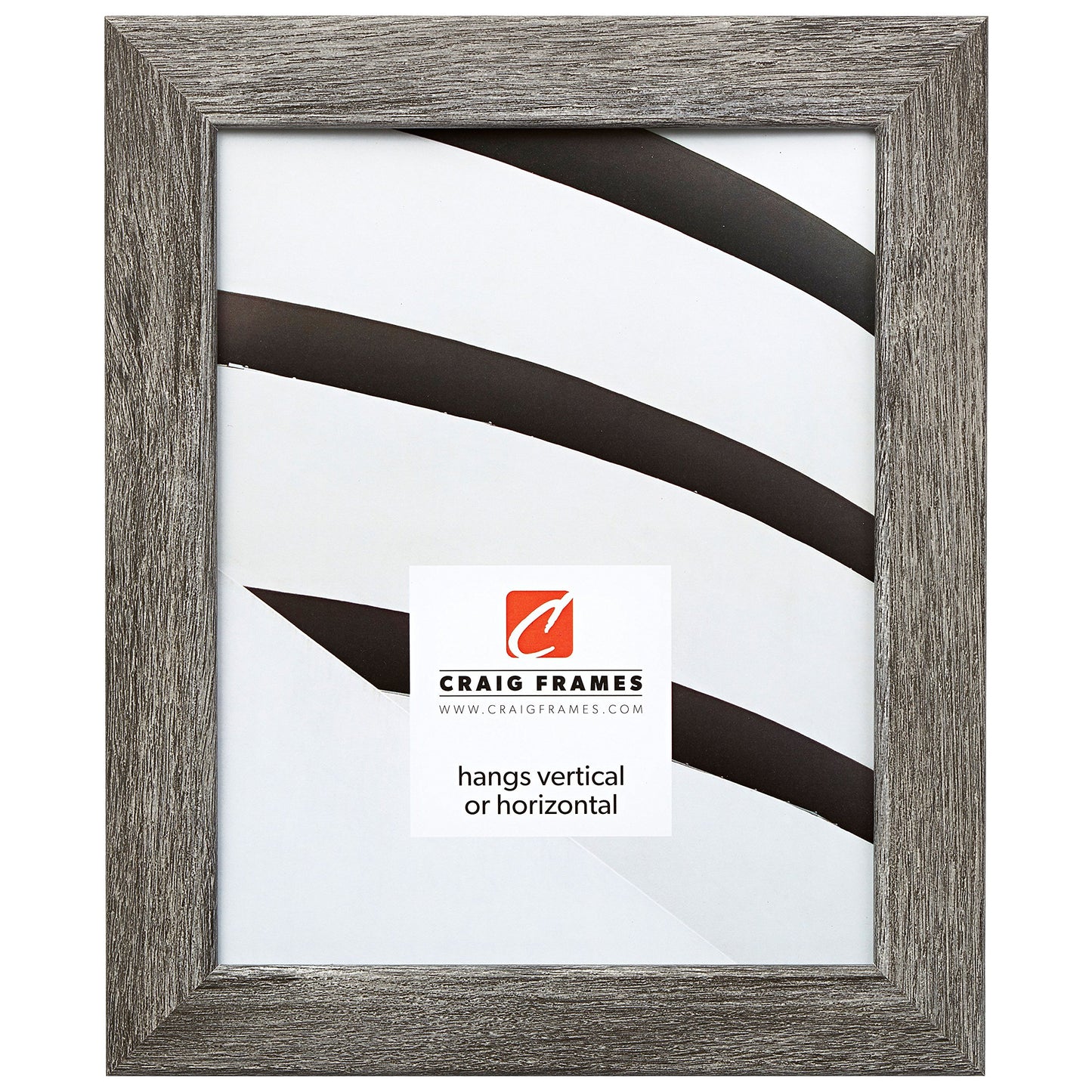 Craig Frames 26030 10 by 13-Inch Picture Frame, Smooth Grain Finish, 1.26-Inch Wide, Gray Barnwood